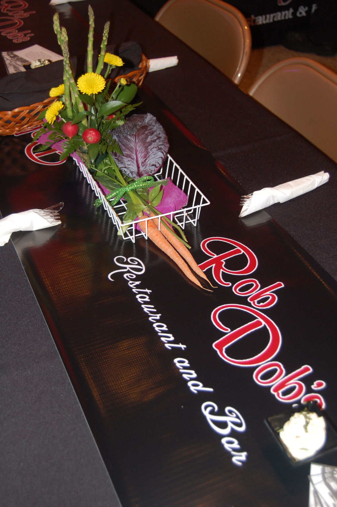Vegetable table arrangements